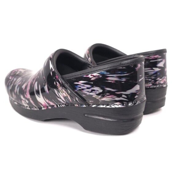 Dansko Professional Metallic Waves Patent Leather Clogs Women's Shoes EU 39 - Picture 2 of 10